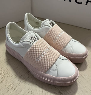 NIB $ 675 Givenchy Damen City Sport Sneakers Schuhe Rosa/Weiß 7 US/37 Eu