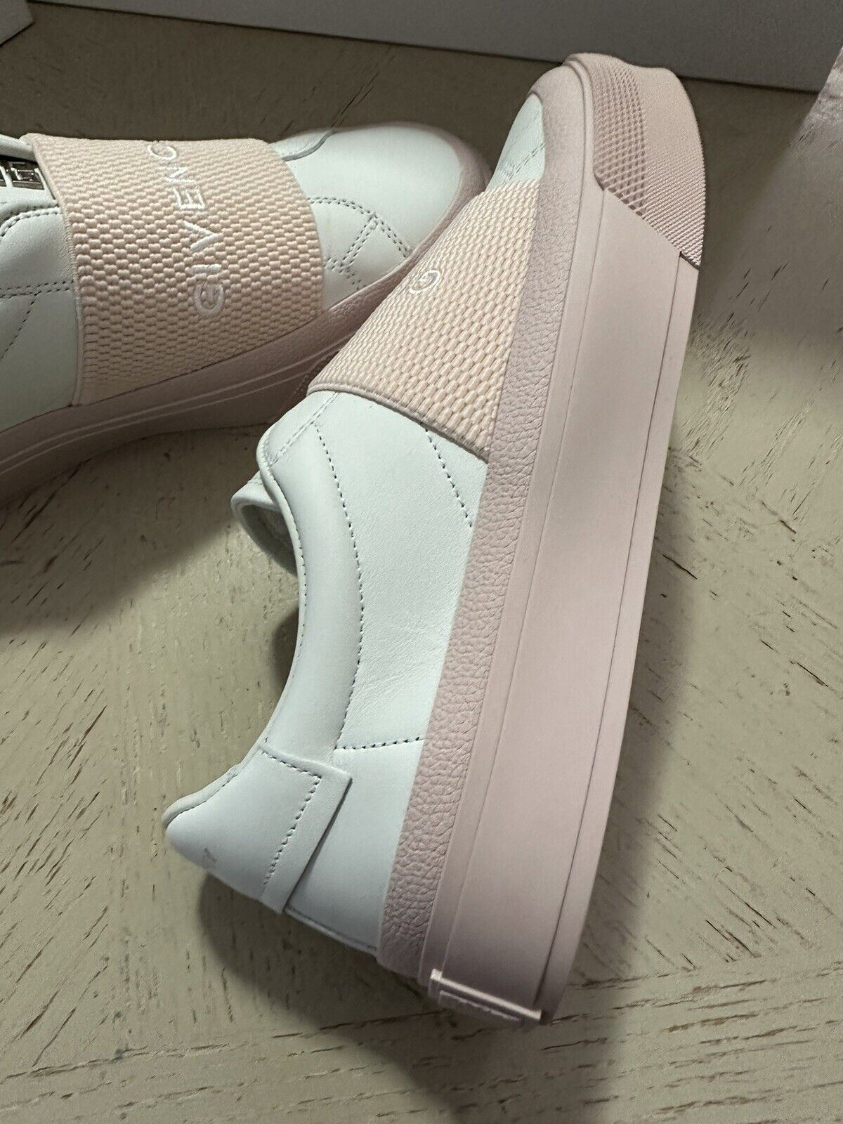 NIB $675 Givenchy Women City Sport Sneakers Shoes Pink/White 7 US/37 Eu