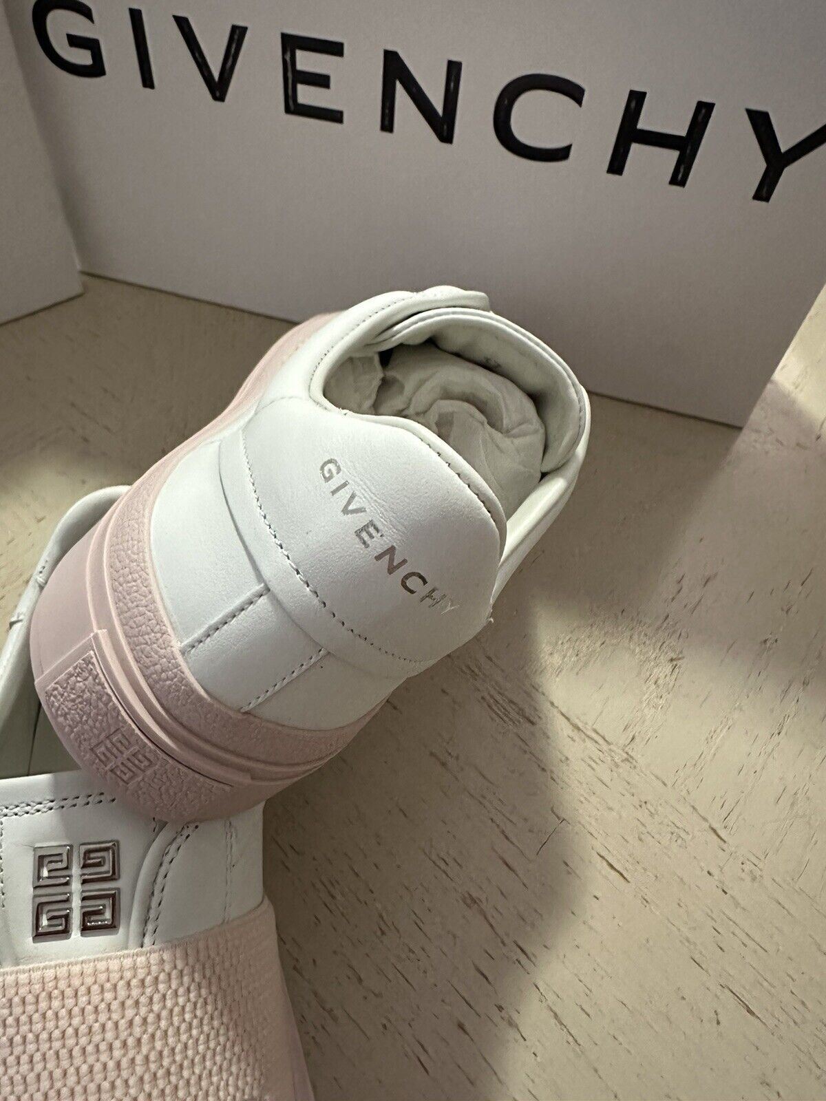 NIB $675 Женские городские спортивные кроссовки Givenchy Розовый/белый 7 США/37 ЕС
