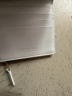 Neu $740 Bottega Veneta Damen Geldbörse Weiß 619066 Italien