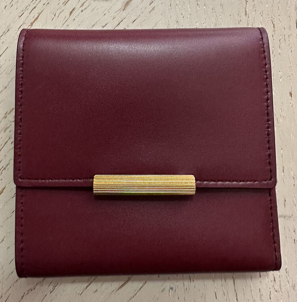 Neu $680 Bottega Veneta Damen Geldbörse Burgund 578752 Italien