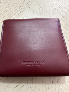Neu $680 Bottega Veneta Damen Geldbörse Burgund 578752 Italien