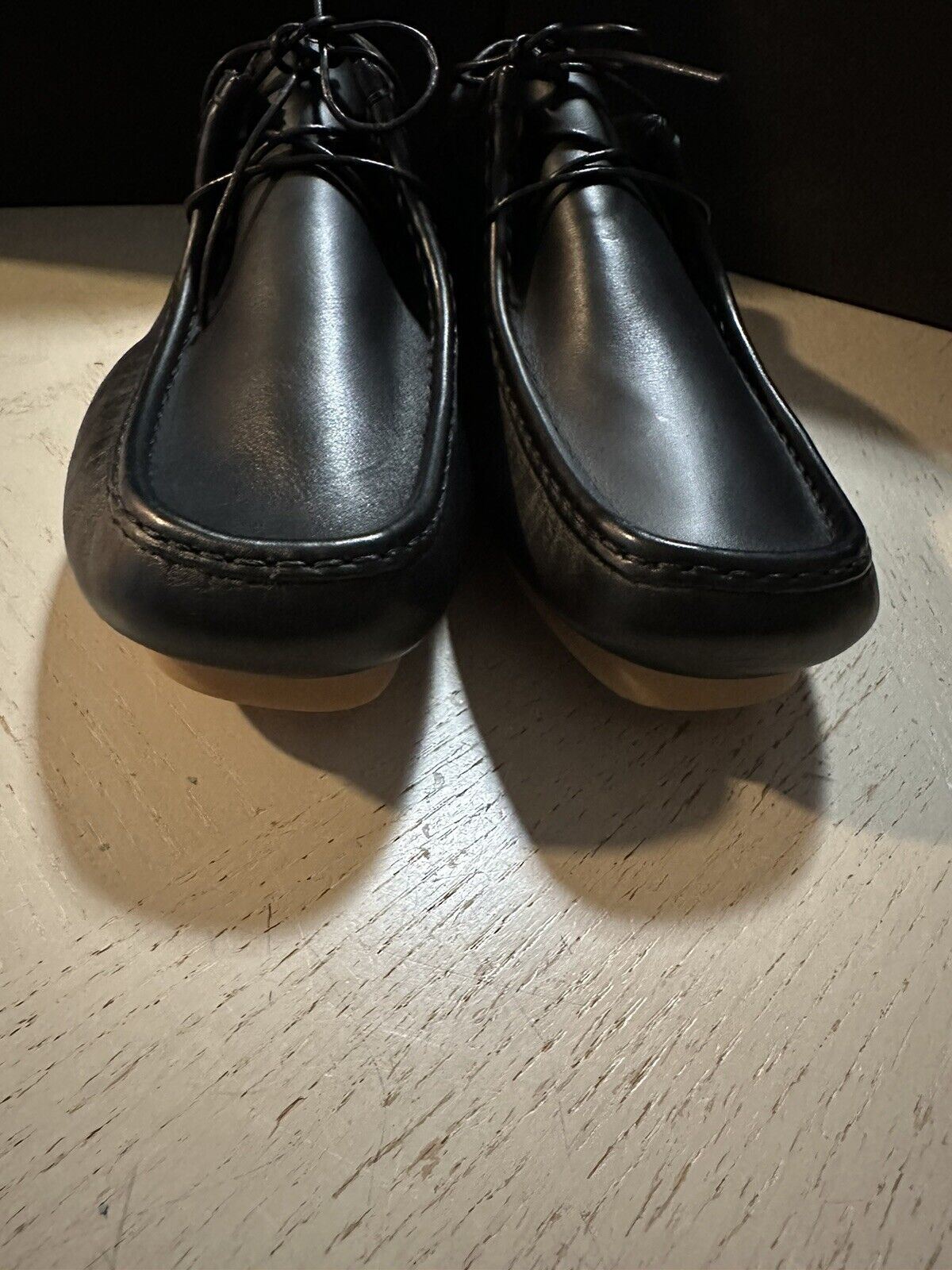Новые мужские кожаные лоферы для водителей Bottega Venetta, 760 долларов США, черные 9,5 США/42,5 ЕС