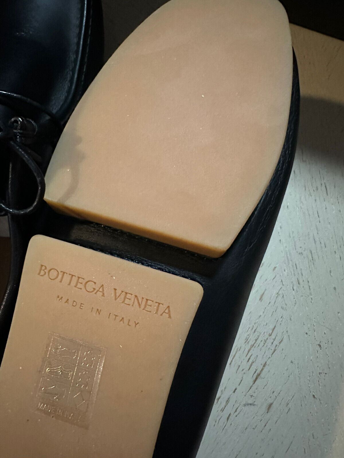 Neue $760 Bottega Venetta Herren Leder Driver Loafers Schuhe Schwarz 9,5 US/42,5 Eu