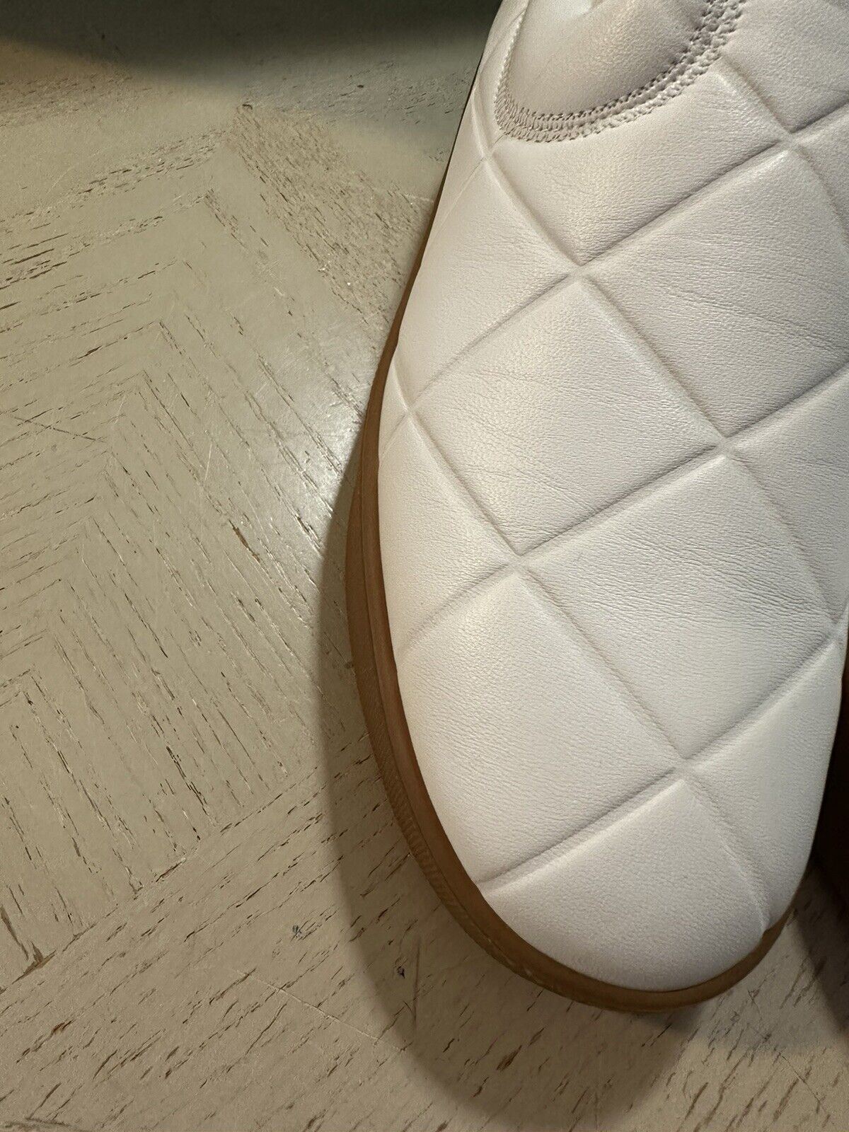 NIB $950 Bottega Veneta Men Leather Sneaker Shoes White 8 US/41 Eu
