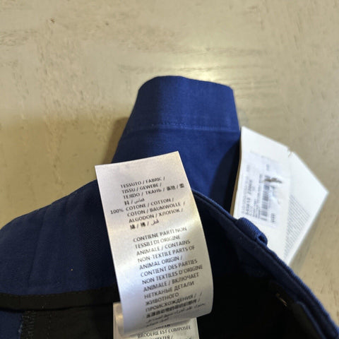 NWT Gucci Mens Military Cotton Short Pants Blue Size 30 US/46 Eu Italy