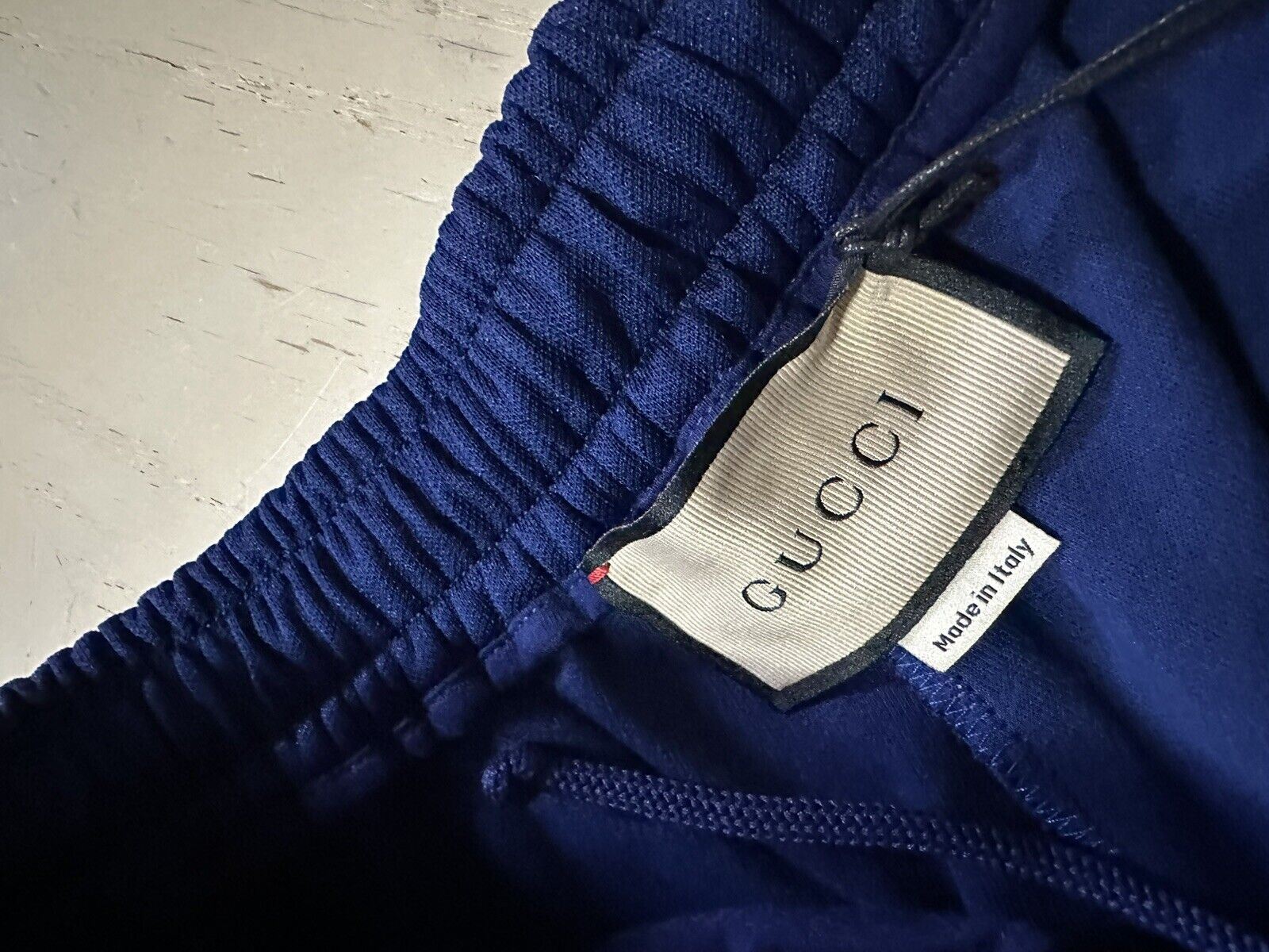 Neue Gucci Herren-Trainingshose für 1400 $, Blau, Größe XS