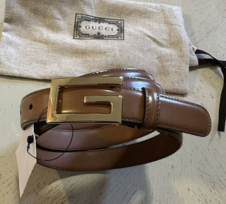 Neuer Gucci Herren-Ledergürtel Braun 110/44 Italien