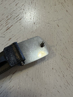 Neuer Gucci Herren-Ledergürtel Gucci-Monogramm Schwarz 95/36