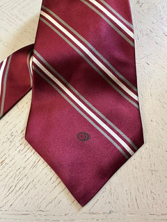 Neue Gucci Herren Big Gimental 5,5 Zoll Seidenhalskrawatte Burgund Italien