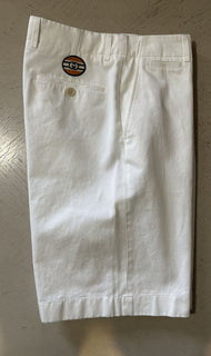 Neu mit Etikett: 880 $ Gucci Herren-Shorts aus Militär-Baumwolle, Farbe Milch, 30 US/46 Eu, Italien