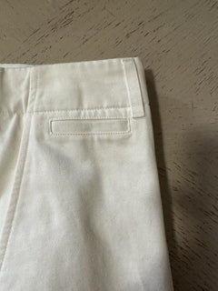 Neu mit Etikett: 880 $ Gucci Herren-Shorts aus Militär-Baumwolle, Farbe Milch, 30 US/46 Eu, Italien