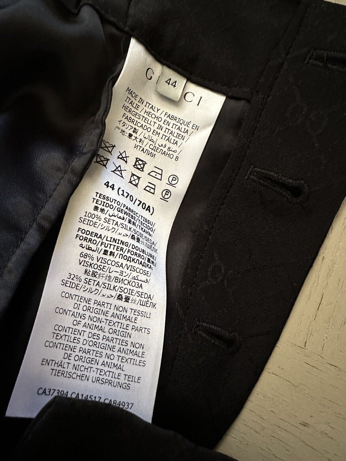 NWT $1100 Gucci Men’s GG Monogram Silk Short Pants Black 28 US/44 Eu