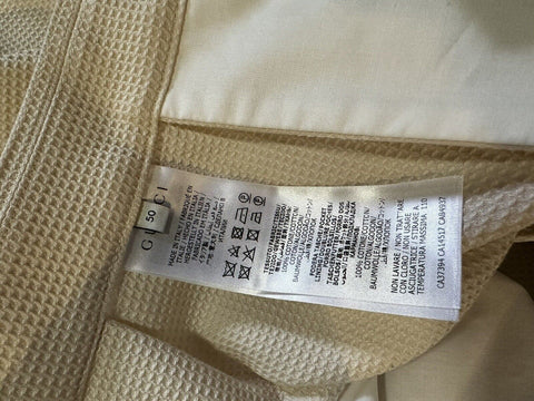 NWT $1250 Gucci Men’s Cotton Honey Comb Short Pants Ivory 34 US/50 Eu