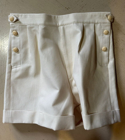 NWT $1250 Gucci Men’s Cotton Honey Comb Short Pants Ivory 34 US/50 Eu
