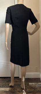 Neu $2200 Gucci Damen Midikleid Schwarz Größe S