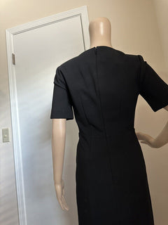 Neu $2200 Gucci Damen Midikleid Schwarz Größe S