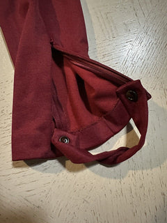 Neue Gucci Damen-Leggings aus technischem Jersey für 1200 $, Burgunderrot, Größe S