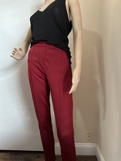 Neue Gucci Damen-Leggings aus technischem Jersey für 1200 $, Burgunderrot, Größe S