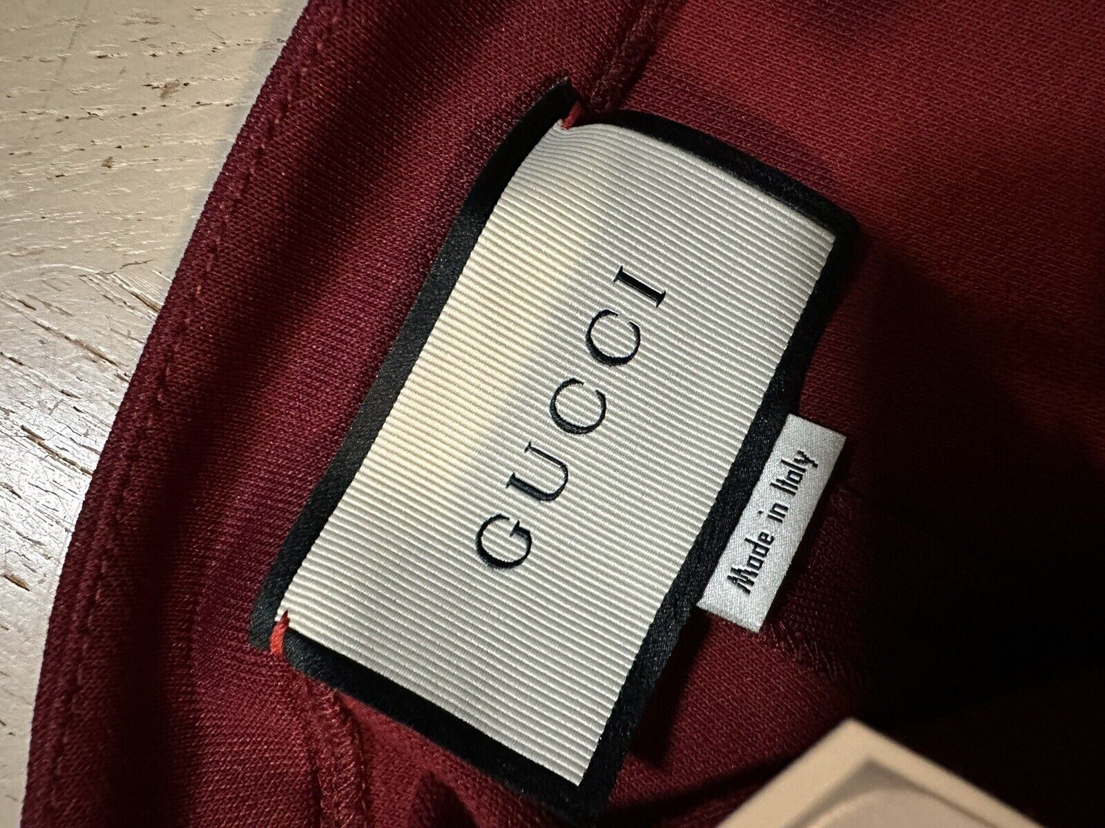 Новые женские леггинсы Gucci за 1200 долларов, брюки из технического джерси, бордовый размер S