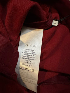 Neue Gucci Damen-Leggings aus technischem Jersey für 1200 $, Burgunderrot, Größe S