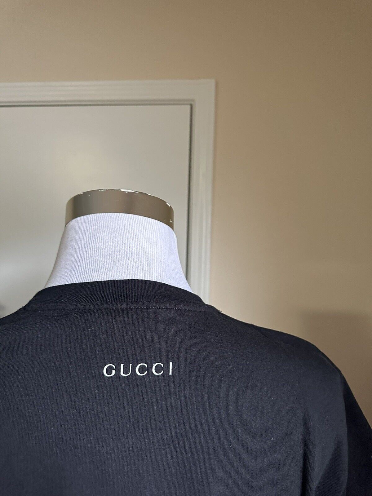 Neues Gucci Herren Kurzarm-Disney-T-Shirt Schwarz Größe S Italien