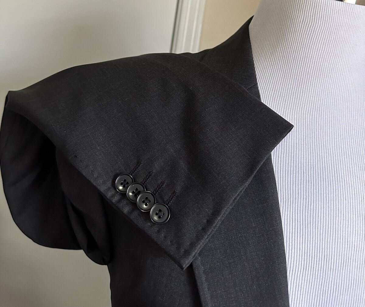 New $3850 Dolce&Gabbana Men’s Suit Dark Gray 44L US ( 56L Eu ) Italy