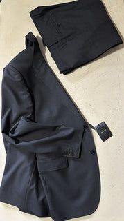 Neu $3850 Dolce&amp;Gabbana Herrenanzug Dunkelgrau 44L US (56L Eu) Italien