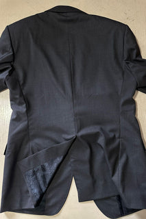 Neu $3850 Dolce&amp;Gabbana Herrenanzug Dunkelgrau 44L US (56L Eu) Italien
