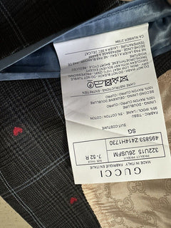 Neuer zweireihiger Herrenanzug von Gucci im Wert von 3.980 $, DK-Grau, 42R US (52R Eu), Italien