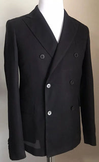 Neu mit Etikett: 2295 $ Valentino Herren Sportmantel aus Seide, Blazer, Jacke, Schwarz, 34R US/44R Eu, Italien