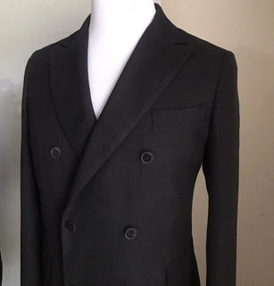 Neu mit Etikett: 2295 $ Valentino Herren Sportmantel aus Seide, Blazer, Jacke, Schwarz, 34R US/44R Eu, Italien