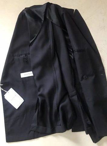 NWT $2295 Valentino Men Silk Sport Coat Blazer Jacket Black 34R US/44R Eu Italy