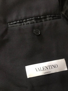 Neu mit Etikett: 2295 $ Valentino Herren Sportmantel aus Seide, Blazer, Jacke, Schwarz, 34R US/44R Eu, Italien