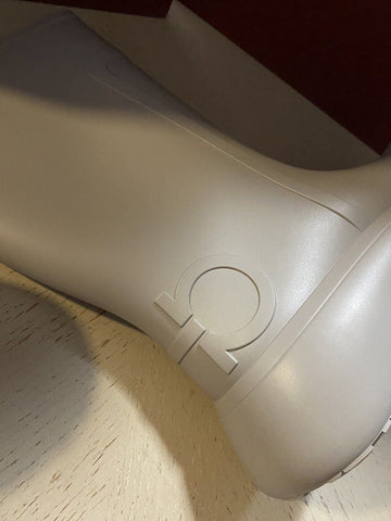 New $630 Salvatore Ferragamo Men RainBoot Shoes Black 10 US/43 Eu Italy