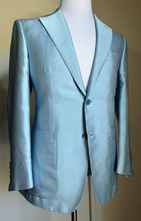 NWT $5400 Stefano Ricci Спортивный пиджак Пиджак Синий 38R США/48R ЕС Италия