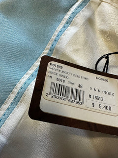 NWT $5400 Stefano Ricci Спортивный пиджак Пиджак Синий 38R США/48R ЕС Италия