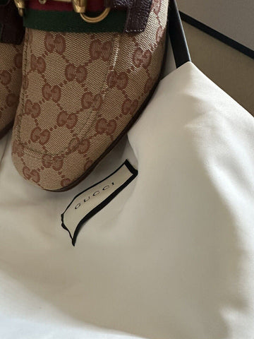 Gucci Mens Loafers Shoes Beige 10 US ( 9 UK ) 546223 Italy