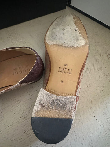 Gucci Mens Loafers Shoes Beige 10 US ( 9 UK ) 546223 Italy