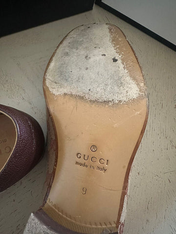 Gucci Mens Loafers Shoes Beige 10 US ( 9 UK ) 546223 Italy