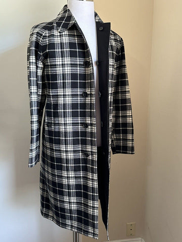 Новое мужское двустороннее верхнее пальто Burberry Heathcoate стоимостью 2790 долларов США, черный размер 36 США/46 ЕС