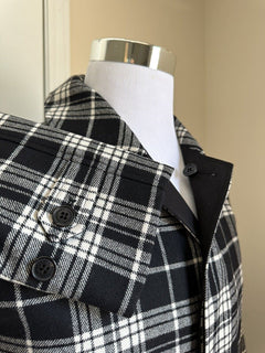 Новое мужское двустороннее верхнее пальто Burberry Heathcoate стоимостью 2790 долларов США, черный размер 36 США/46 ЕС