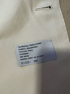 NWT $1995 Ralph Lauren Purple Label Мужской пиджак Кремовый 38S США/48S ЕС Италия