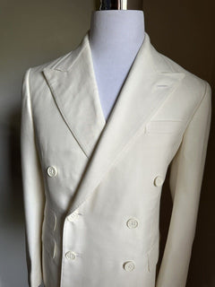 NWT $1995 Ralph Lauren Purple Label Мужской пиджак Кремовый 38S США/48S ЕС Италия