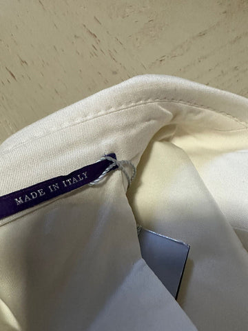 NWT $1995 Ralph Lauren Purple Label Men Blazer Jacket Cream 38S US/48S Eu Italy