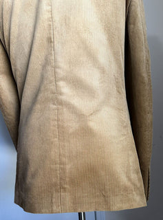 NWT $2495 Ralph Lauren Purple Label Мужское вельветовое спортивное пальто Блейзер Светло-коричневый 48L США