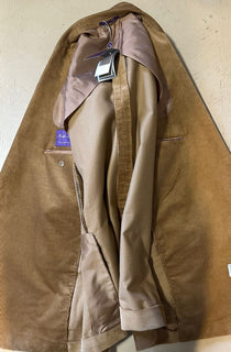 NWT $2495 Ralph Lauren Purple Label Мужское вельветовое спортивное пальто Блейзер Светло-коричневый 48L США