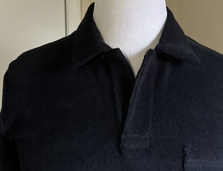 Мужская рубашка поло NWT Ralph Lauren Purple Label, цвет черный, размер M