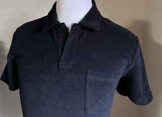Мужская рубашка поло NWT Ralph Lauren Purple Label, цвет черный, размер M