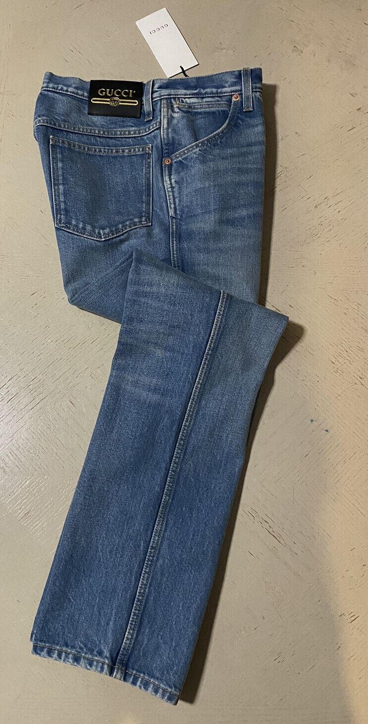 Neu mit Etikett: 1.180 $ Gucci Herrenjeans Jeanshose Blau 30 US Italien